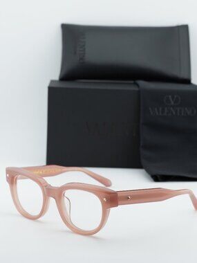 Valentino V-ESSENTIAL-V VLX-163C Square Eyeglasses 48mm - Pink